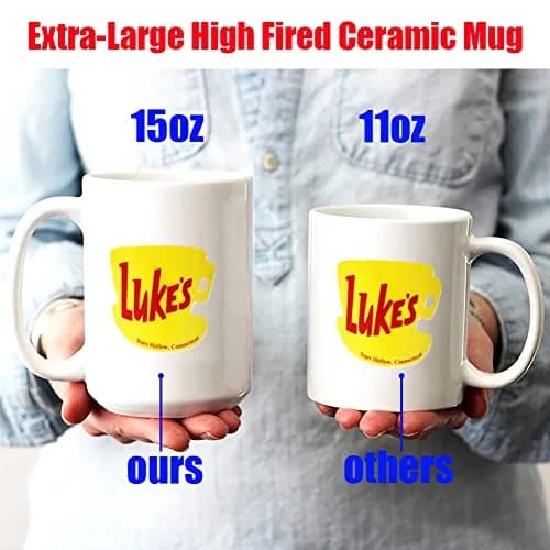 senooe Luke's Diner 15oz (444ml) Ceramic Coffee Mug | TV Show Fan Gift thumbnail 7