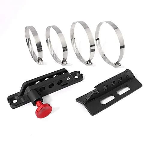 BarBaren Fire Extinguisher Mount Holder Adjustable for Jeep Wrangler TJ JK JKU JL UTVs Polaris RZR Ranger | Stainless Steel, Fire Safety thumbnail 2