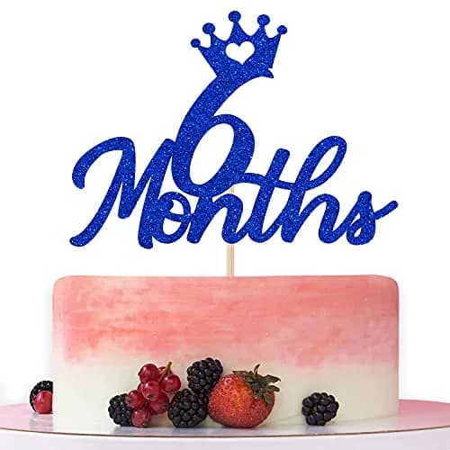 Betalala Cake Topper 6 Months | Baby's Half Year Birthday Decoration (100 words) thumbnail 1