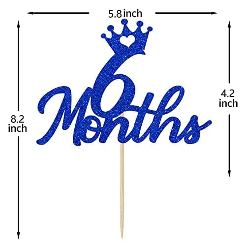 Betalala Cake Topper 6 Months | Baby's Half Year Birthday Decoration (100 words) thumbnail 5