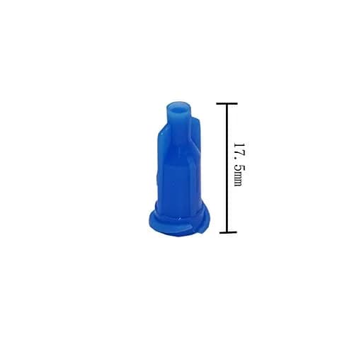 lasenersm Blue Syringe Tip Caps with Luer Lock, 200 Pieces (17.5 mm) | Industrial & Craft Dispensing thumbnail 2