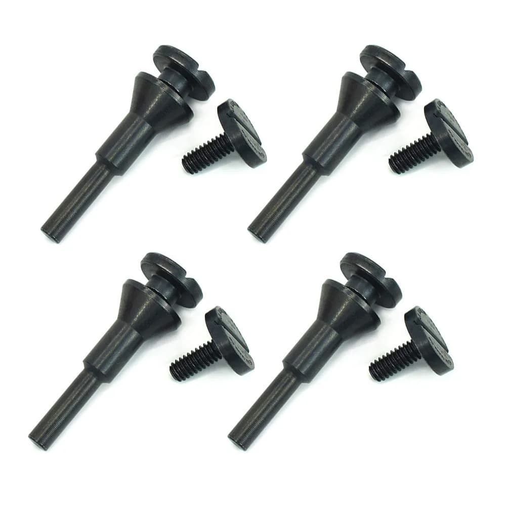 scottchen PRO Mounting Mandrel 3.2mm (1/8") Shank with 3/8" & 1/4" Arbor Holes (4-Pack) | For Type 1 Cut-Off Wheels & Rotary Tools - main product image