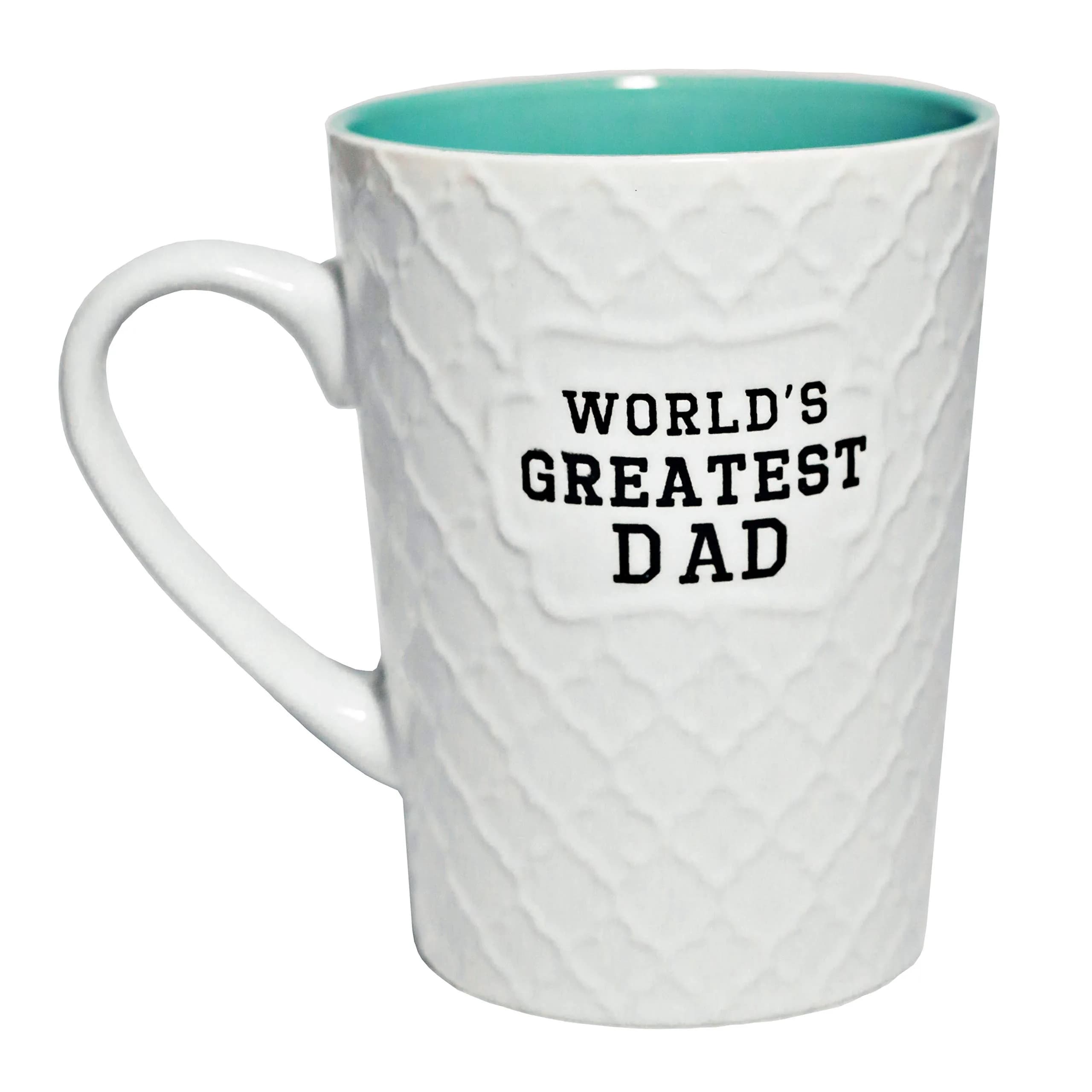 Ynsfree World's Greatest Dad 16 OZ Coffee & Tea Mug | Funny Father's Day Gift in Green — Green