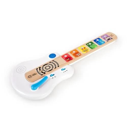 Baby Einstein Strum Along Songs Magic Touch Wooden Guitar 12mo+ | Montessori Musical Learning Toy with Lights thumbnail 1