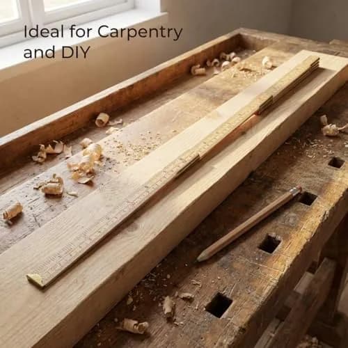 QWORK Folding Wood Rule 78 Inches (198.12 cm) | Carpenters Foldable Measuring Tool thumbnail 6
