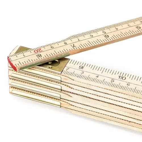 QWORK Folding Wood Rule 78 Inches (198.12 cm) | Carpenters Foldable Measuring Tool thumbnail 3