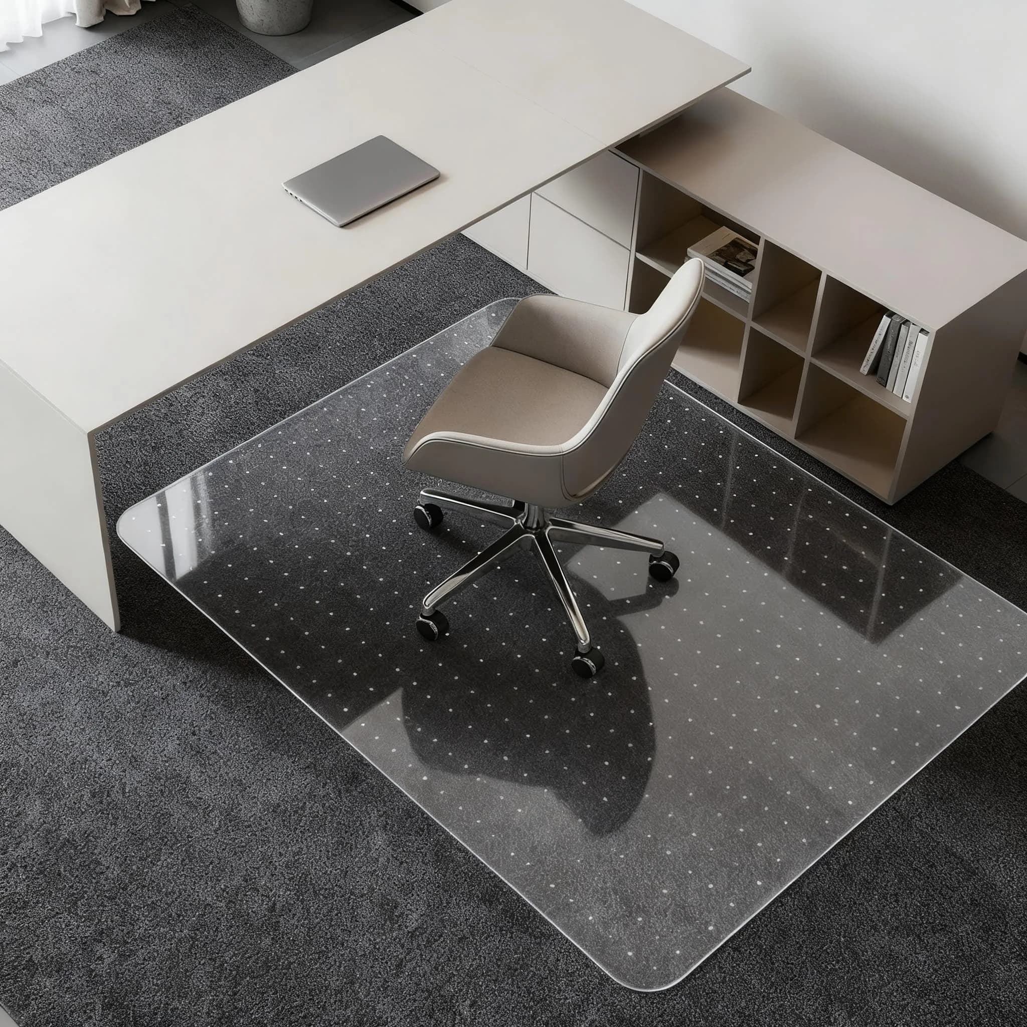 Kuyal Desk Chair Mat for Carpet 36'' x 48'' | Protects Floors & Furniture