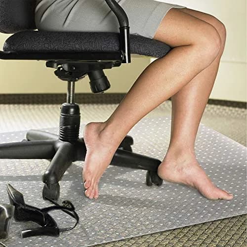 Kuyal Desk Chair Mat for Carpet 36'' x 48'' | Protects Floors & Furniture thumbnail 2