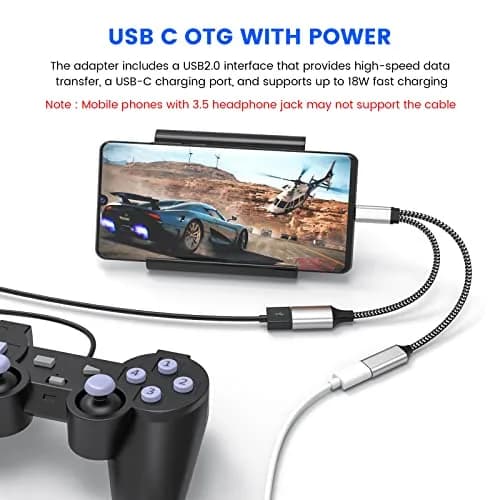 MOGOOD USB C OTG C to USB Splitter 12cm | 18W PD Charging & Data Transfer thumbnail 3