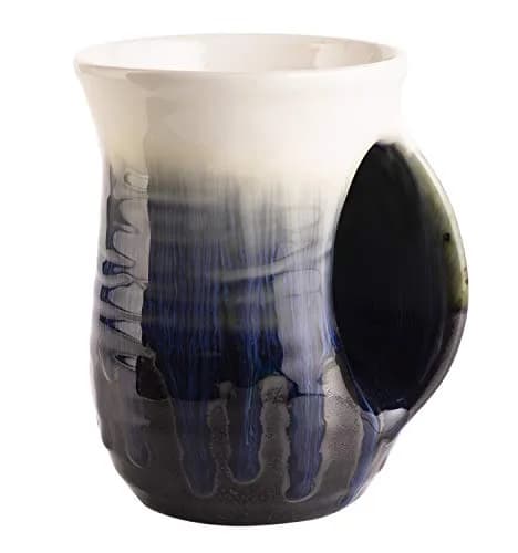 GUTE Hand Warmer Mug 14oz (414ml) | Cozy Ceramic Coffee Cup with Warm Pocket thumbnail 1