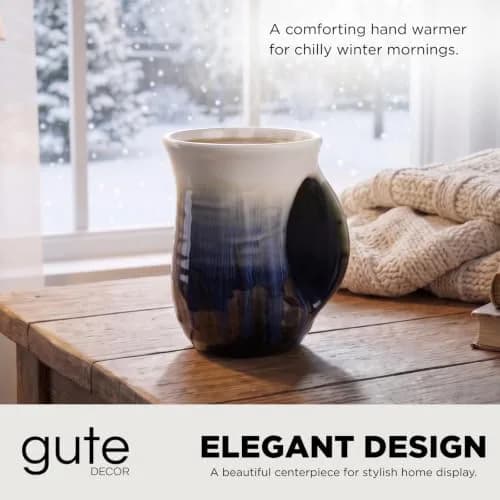 GUTE Hand Warmer Mug 14oz (414ml) | Cozy Ceramic Coffee Cup with Warm Pocket thumbnail 3