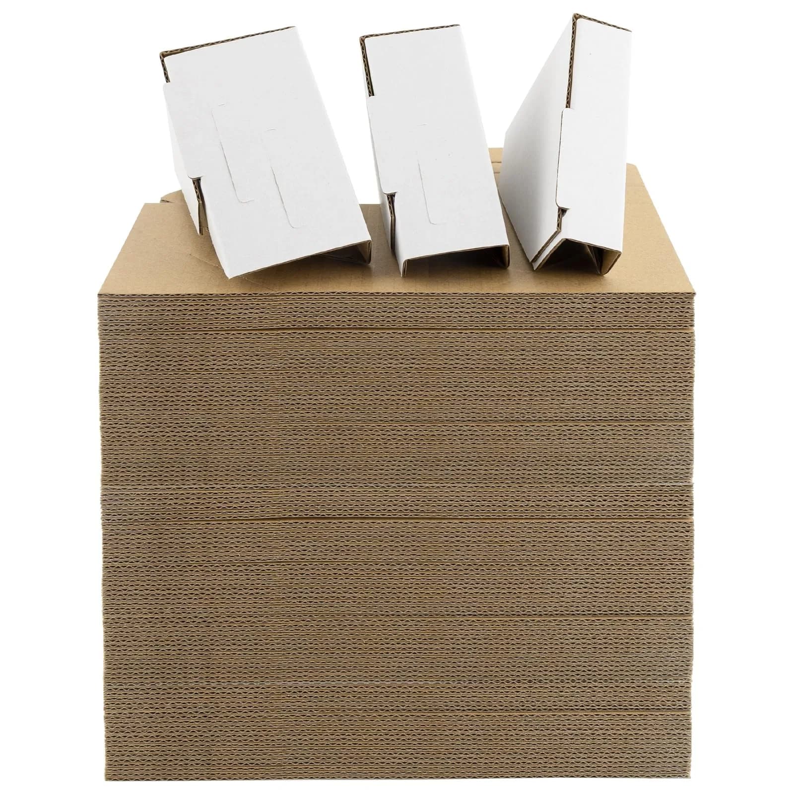 Golden State Art Adjustable Cardboard Corner Edge Protectors 120 Pack | Reusable Impact-Resistant Frame Protectors — White