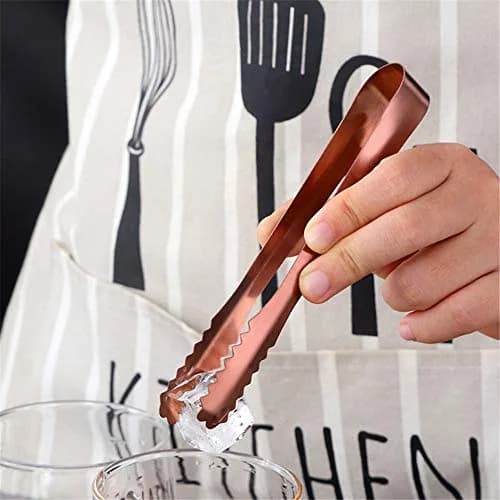 MAKABAKA Stainless Steel Ice Scoop & Tongs Set 6 Inches Rose Gold | Durable Food-Grade 304 thumbnail 3