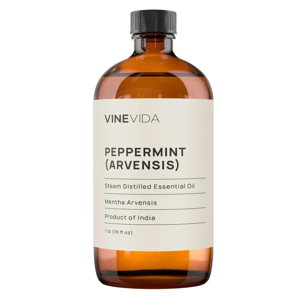 VINEVIDA 16 oz Peppermint Essential Oil | Pure, Undiluted Aromatherapy for DIY Crafts & Skin (110 characters)
