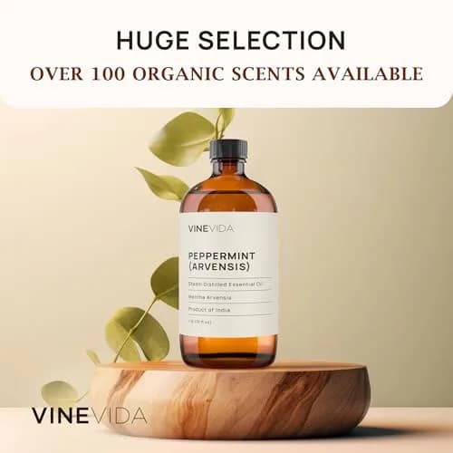 VINEVIDA 16 oz Peppermint Essential Oil | Pure, Undiluted Aromatherapy for DIY Crafts & Skin (110 characters) thumbnail 3
