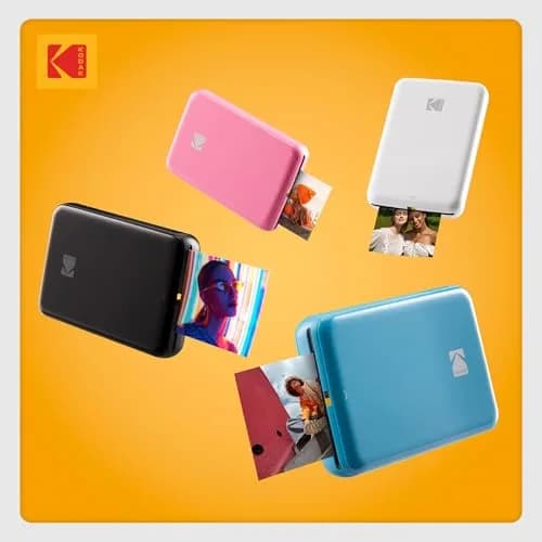 KODAK Step Instant Photo Printer, White | Bluetooth Wireless Mini Color Mobile Printer for iOS & Android, Zink 2x3” Sticky-Back Photos thumbnail 9