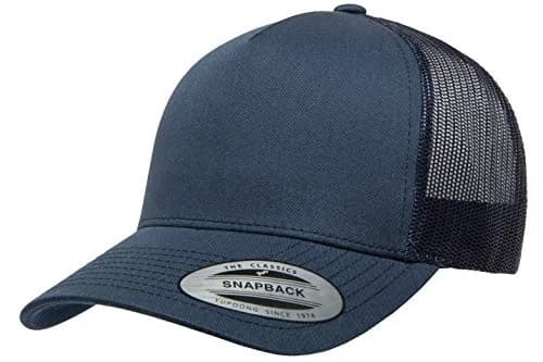 Yupoong YP Classics Retro Trucker Cap Navy OSFA | Breathable Mesh Panels for Active Use thumbnail 1