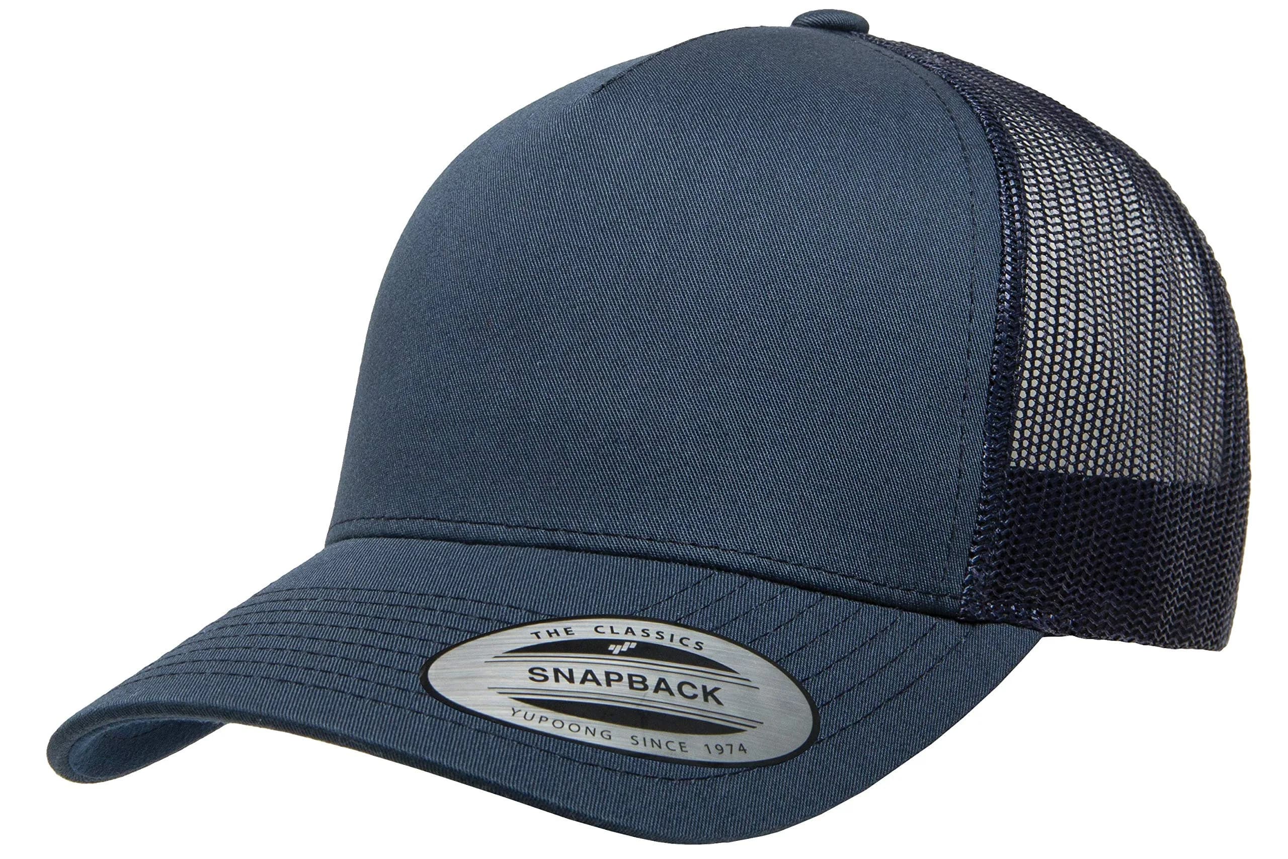 Yupoong YP Classics Retro Trucker Cap Navy OSFA | Breathable Mesh Panels for Active Use — Navy