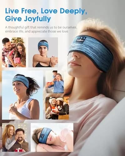 MUSICOZY Bluetooth Headband Headphones for Side Sleepers | 15-Hour Playtime, Washable Fabric thumbnail 7