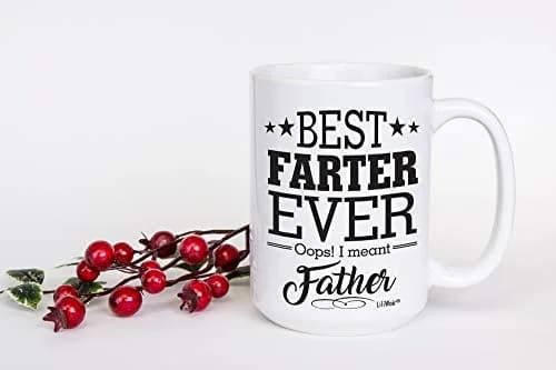 LiliWair Funny Dad Coffee Mug 11 Oz | Happy Birthday & Father’s Day Gift from Kids thumbnail 2