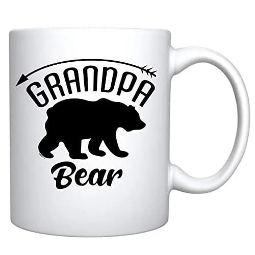 Veracco Grandpa Bear Ceramic Coffee Mug 11oz | Funny Fathers Day Gift for Men thumbnail 2