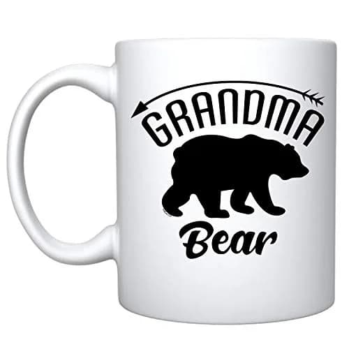 Veracco Grandma Bear Ceramic Coffee Mug 11oz | Funny Bear Mother's Day Gift for Granny Nana thumbnail 1