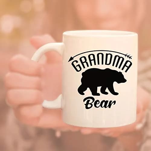 Veracco Grandma Bear Ceramic Coffee Mug 11oz | Funny Bear Mother's Day Gift for Granny Nana thumbnail 4