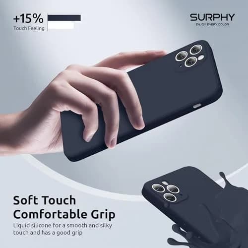 SURPHY Liquid Silicone Case for iPhone 11 Pro Max 6.5 inches | Camera & Flat Edge Protection thumbnail 5