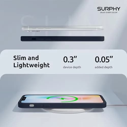 SURPHY Liquid Silicone Case for iPhone 11 Pro Max 6.5 inches | Camera & Flat Edge Protection thumbnail 6