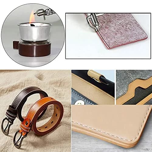 Jmuiiu 7-in-1 Leather Groover Tool Kit with Wooden Handle | Adjustable Stitching Groover for Leathercraft thumbnail 7