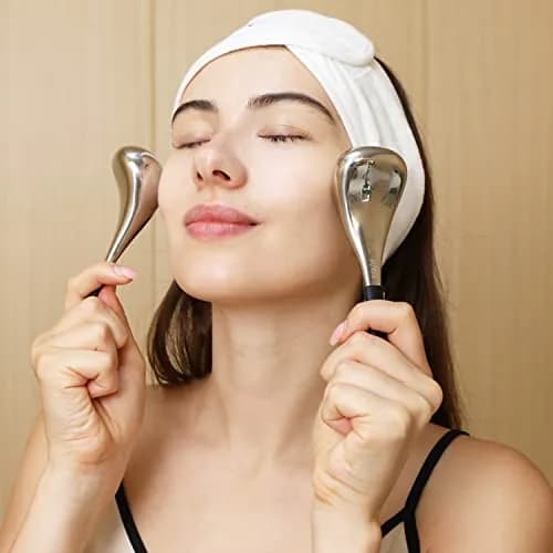 pfefe Ice Globes for Face and Eyes, Cryo Sticks Facial Skin Care Tools with Storage Case | Stainless Steel, 2 Count thumbnail 5