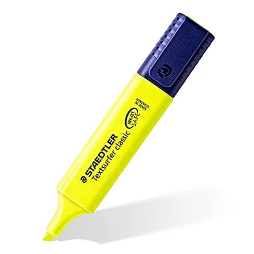 STAEDTLER Textsurfer Classic Highlighter 20 Assorted Neon & Pastel Colors | Extra-Long, Fast-Drying, Refillable (20 Pack) thumbnail 3