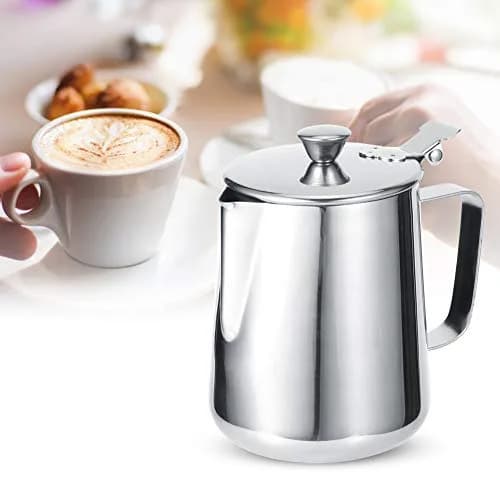 FastUU Milk Frothing Cup 600ml | Non-stick Stainless Steel Coffee Pitcher for Home Use thumbnail 8