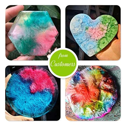 Limino Alcohol Ink Set 12 Colors 10ml Each | Vibrant Alcohol-Based Ink for Resin Art & Painting thumbnail 4