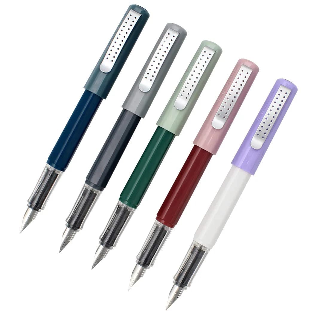 zoohot Jinhao 248 Fountain Pen Set 5 Colors | Fine Nib, 0.3mm Line, 133mm Length - main product image