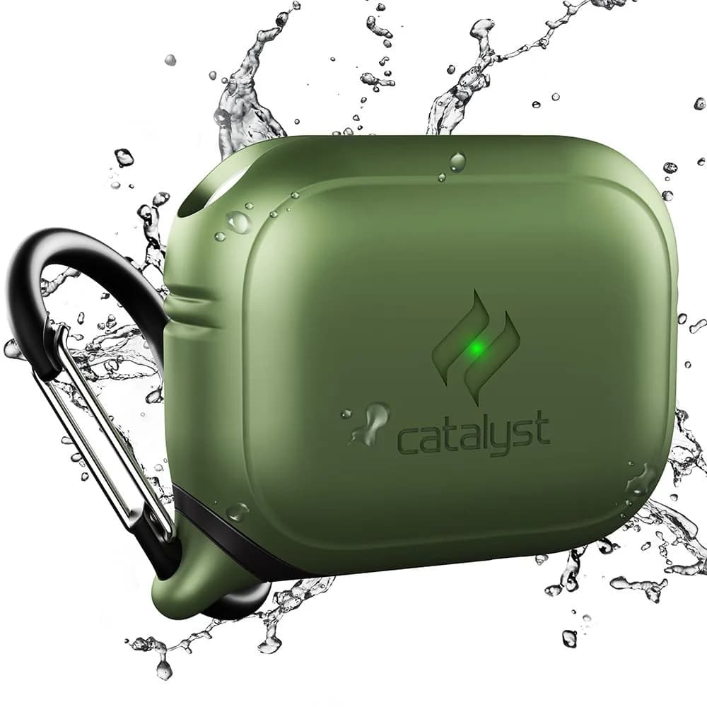 Catalyst Waterproof Case for AirPods Pro 2nd Gen & 1st Gen | Waterproof, Drop-Proof, Wireless Charging | Army Green — Army Green