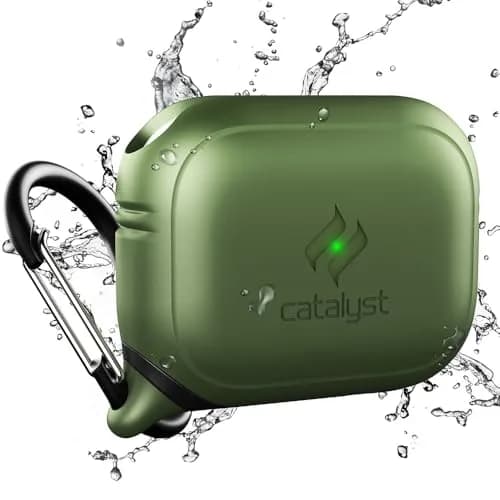 Catalyst Waterproof Case for AirPods Pro 2nd Gen & 1st Gen | Waterproof, Drop-Proof, Wireless Charging | Army Green thumbnail 1
