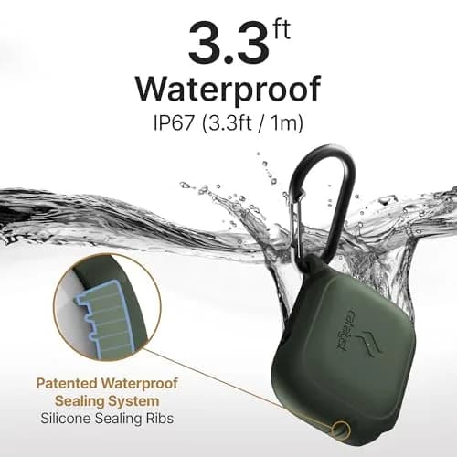 Catalyst Waterproof Case for AirPods Pro 2nd Gen & 1st Gen | Waterproof, Drop-Proof, Wireless Charging | Army Green thumbnail 4