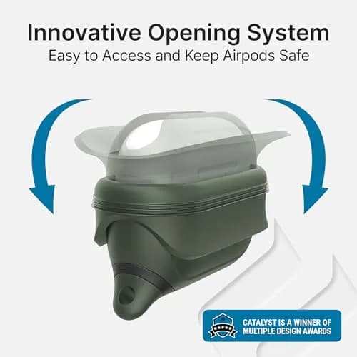 Catalyst Waterproof Case for AirPods Pro 2nd Gen & 1st Gen | Waterproof, Drop-Proof, Wireless Charging | Army Green thumbnail 5
