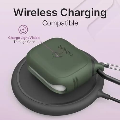 Catalyst Waterproof Case for AirPods Pro 2nd Gen & 1st Gen | Waterproof, Drop-Proof, Wireless Charging | Army Green thumbnail 6