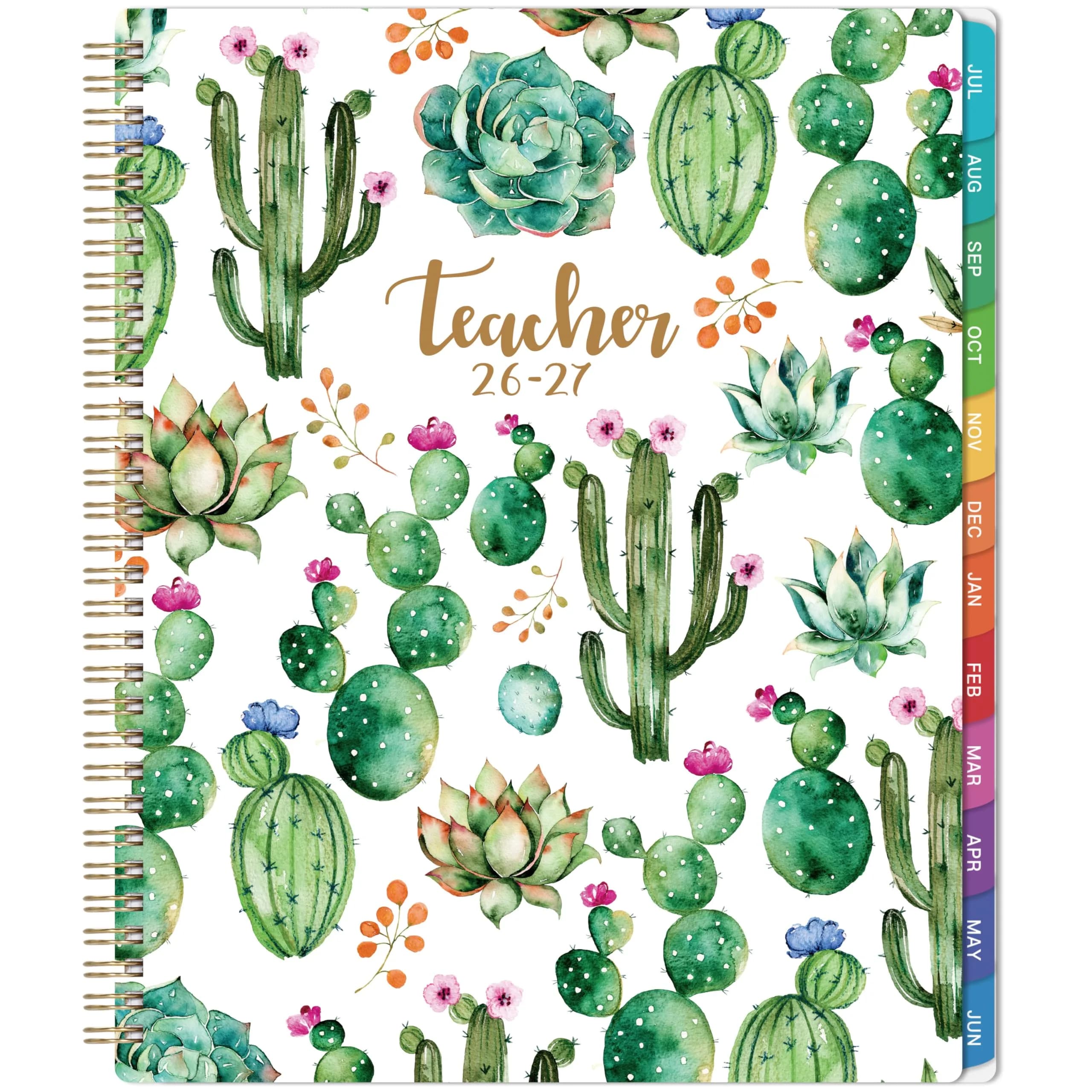 MaaIbok Teacher Planner 2026-2027 | Academic Schedule & Quotes, 8'' x 10'' — Teacher Planner 2026-2027