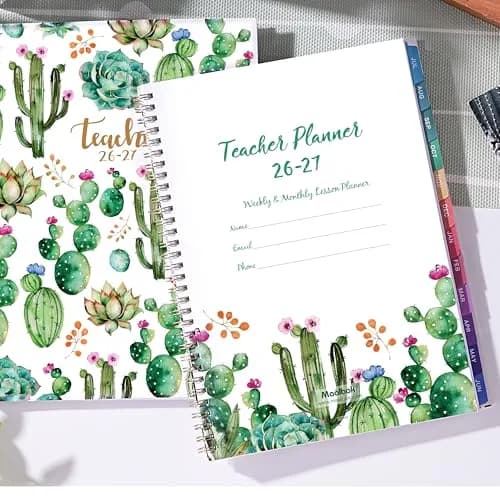 MaaIbok Teacher Planner 2026-2027 | Academic Schedule & Quotes, 8'' x 10'' thumbnail 8
