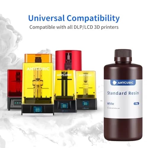 ANYCUBIC 3D Printer Resin, 1kg Light Beige | High Precision Fast Curing Photopolymer Resin for LCD 3D Printing thumbnail 4