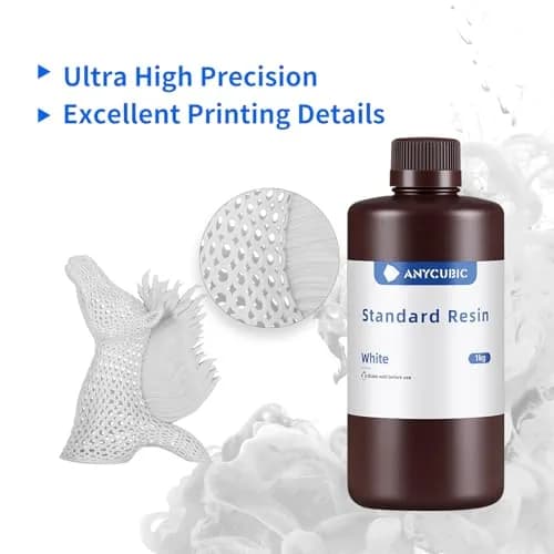 ANYCUBIC 3D Printer Resin, 1kg Light Beige | High Precision Fast Curing Photopolymer Resin for LCD 3D Printing thumbnail 2