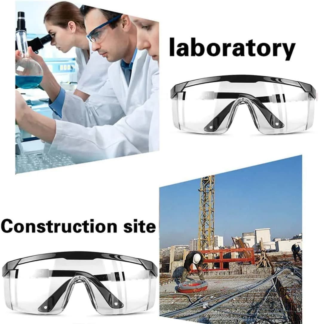 mozeeda 3 Pack Safety Glasses with Anti-Fog & Scratch-Resistant Lenses | Clear Wraparound Goggles for Work & Lab - view 7