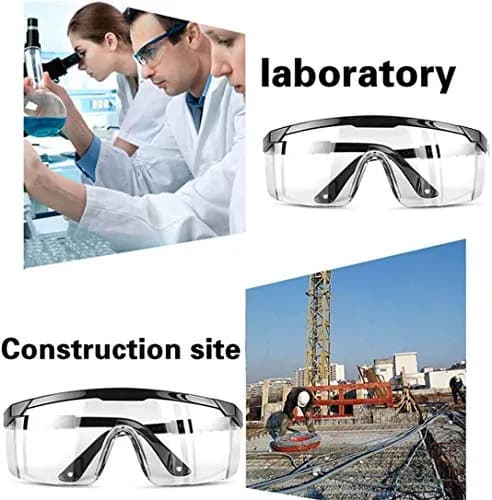 mozeeda 3 Pack Safety Glasses with Anti-Fog & Scratch-Resistant Lenses | Clear Wraparound Goggles for Work & Lab thumbnail 7