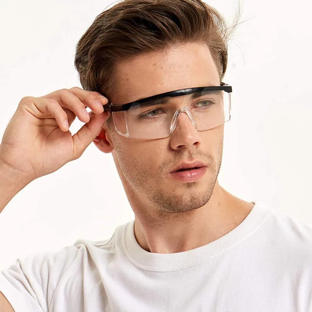 mozeeda 3 Pack Safety Glasses with Anti-Fog & Scratch-Resistant Lenses | Clear Wraparound Goggles for Work & Lab - view 8