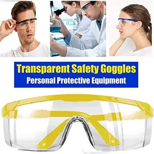 mozeeda 5-Pack Safety Glasses Goggles with Anti-Fog & Anti-Scratch Lenses | Clear Vision for Men & Women thumbnail 7