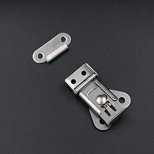 XILEWHZF Butterfly Latch 48mm x 38mm (1.89" x 1.49") Stainless Steel Twist Latch | Secure Cabinet & Box Closure thumbnail 5