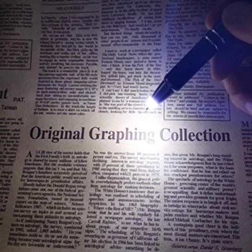 Penyeah Pen with Light, Flashlight LED Tip, 2 Pack, White+Blue | Illuminates in Dark, Ideal for Night Writers thumbnail 7